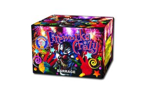 Fireworks Crazy is a 100 shot barrage