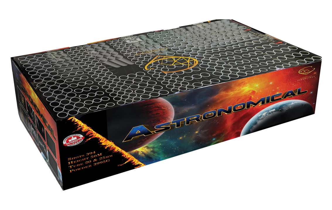 394 shots compound firework is a power packed firework with a range of effects and colours that will keep you engaged throughout the 4.5 minute display.