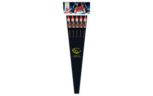 A pack of 5 rockets that pack a big twin bursting punch