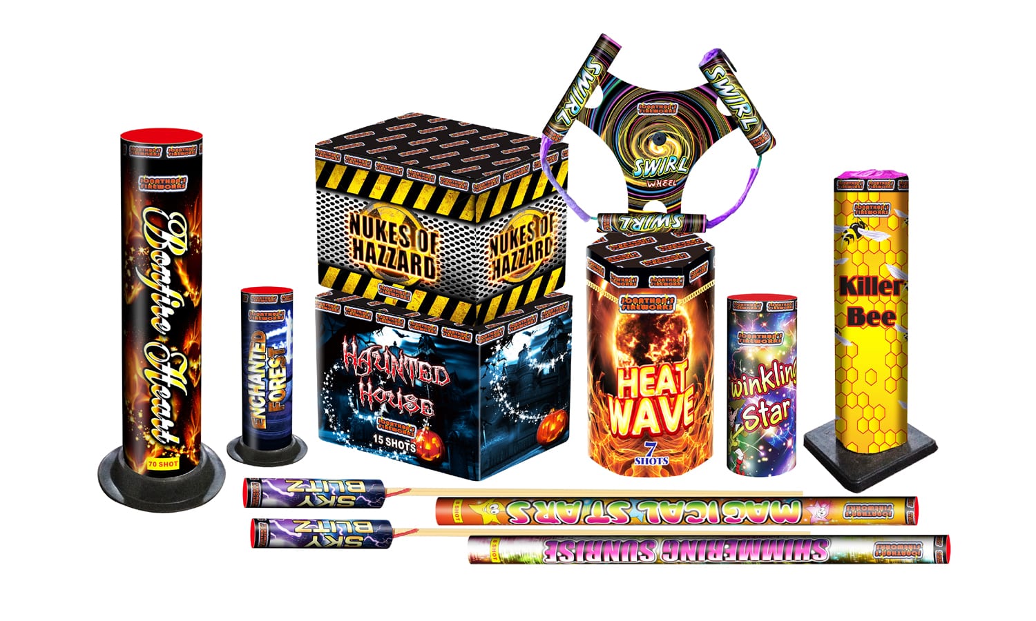 12 fireworks box