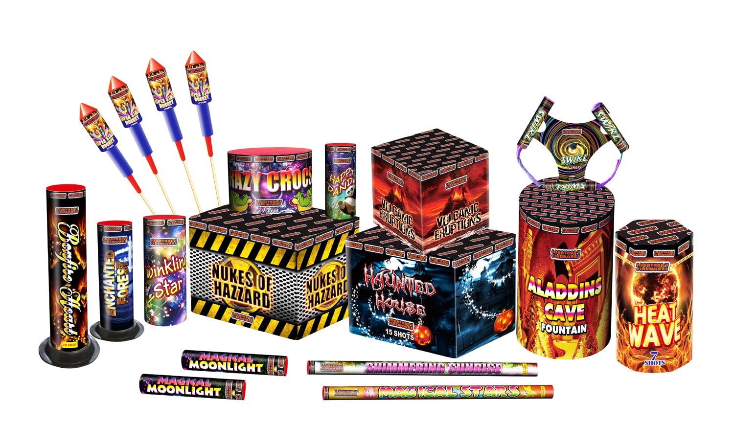 Contents: 19 Fireworks