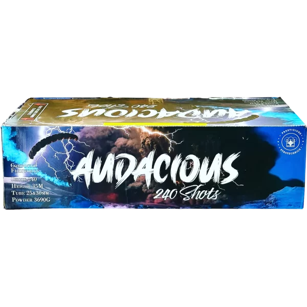 A power packed compound firework with a mixed firing pattern