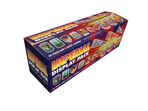 Imperial Display Box by TNT Fireworks is a 61 piece display pack
